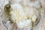 Crystal Filled Dugway Geode (Polished Half) - Utah #176746-1